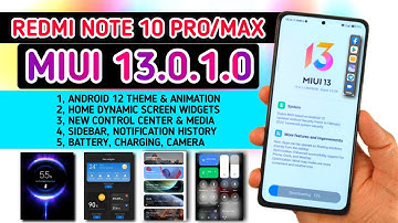 Redmi Note 10 Pro MIUI 13.0.1.0 Android 12 Update Full Review | Redmi Note 10 Pro New Update