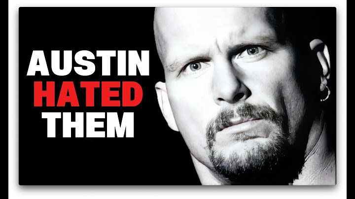 Stone Cold Steve Austin: The 5 Wrestlers He Absolutely Hated. One of them called him a racist!......
