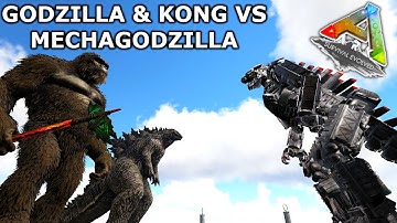 Godzilla & Kong Vs Mechagodzilla FUNNY GVK | ARK