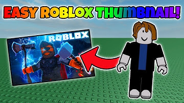 How To Make VIRAL Roblox Thumbnails On Windows! 🤩🤩