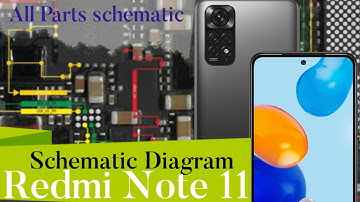 Schematic Diagram of Redmi Note 11 | All Parts schematic | Redmi Note 11 schematic Diagram