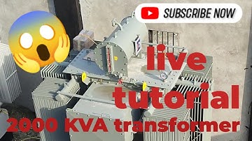 2000 KVA TRANSFORMER AND  EARTH CHAMBER INSTALLAION  TUTORIAL VIDEO @srmixingvideo
