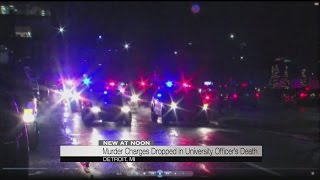 Murder charges dropped in university officer's death