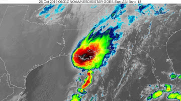 2019 Olga - 2 Kilometer Resolution Infrared Satellite Imagery Animation (HD 1920x1080)