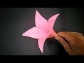 Origami Lirio de papel Realista