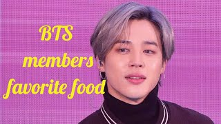 BTS members favorite food || BTS and KPOP facts ||