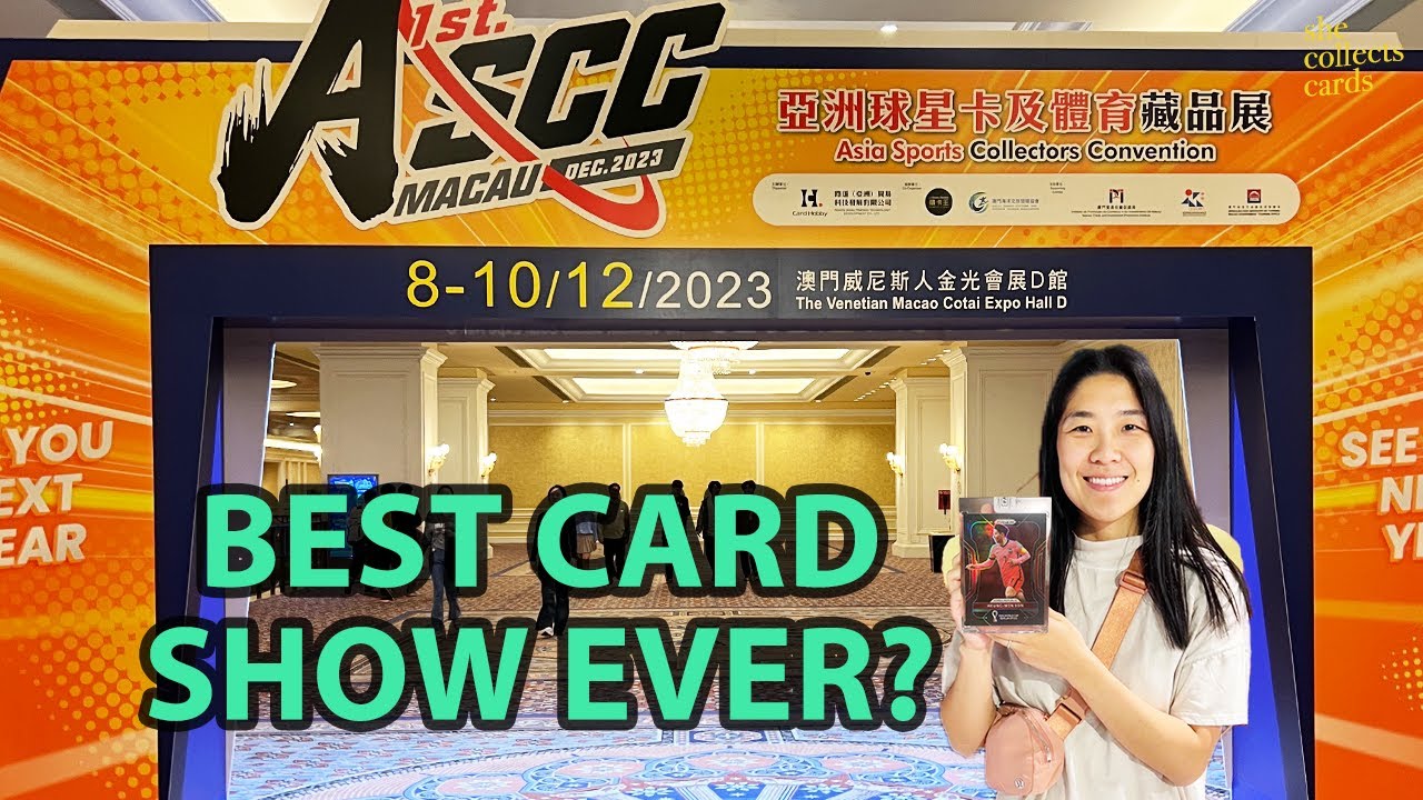 BEST SPORTS CARD SHOW EVER? 🤯 1st Asia Sports Card Convention VLOG
