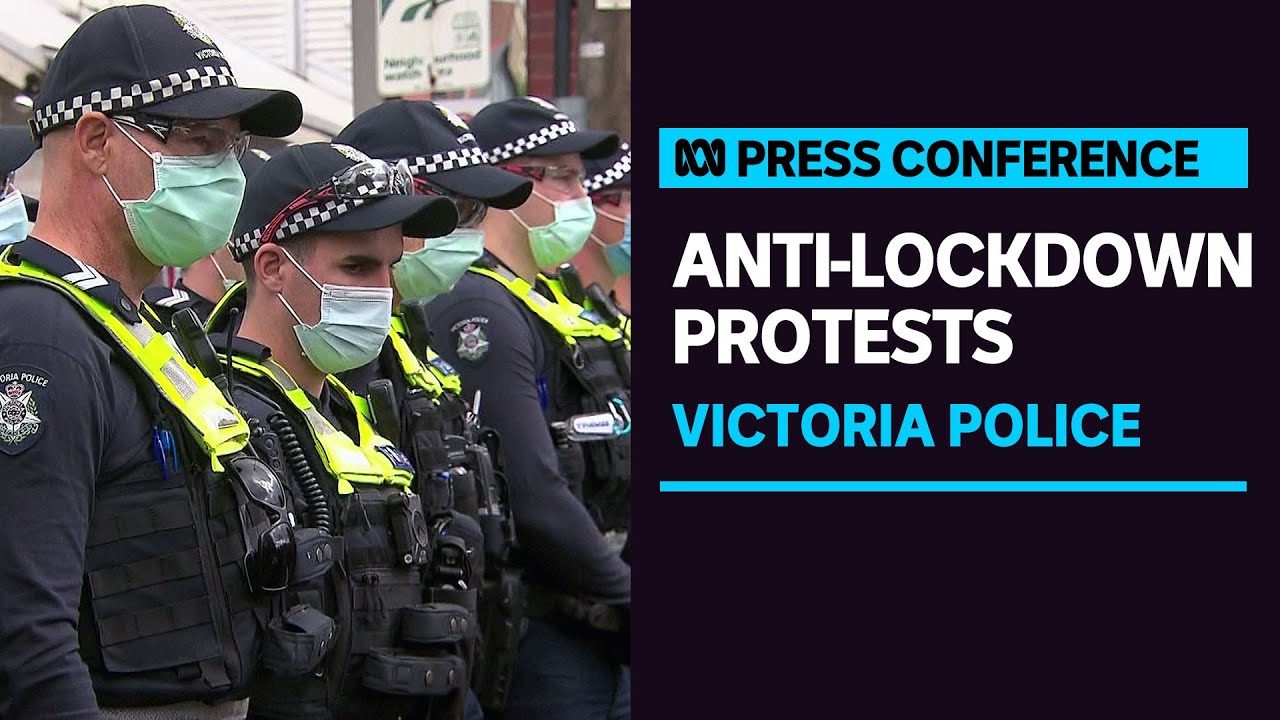 IN FULL: Victoria Police respond to today's anti-lockdown protests | ABC News