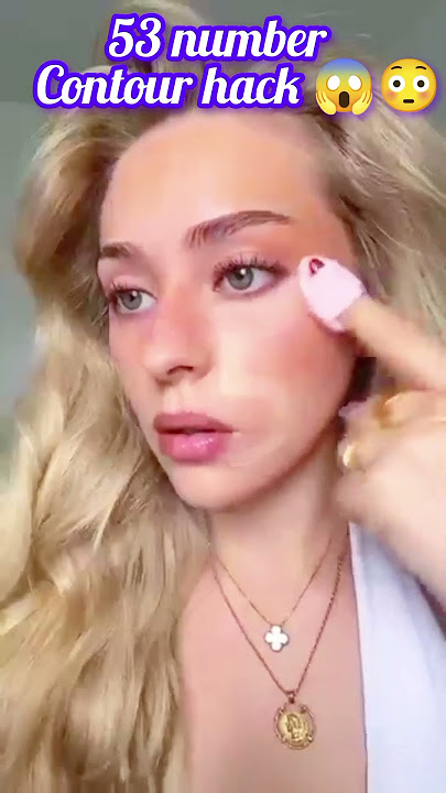 53 contour hack 😱😳😳 try this hack guys #viralhack #viralcontourhack #hack #mekup