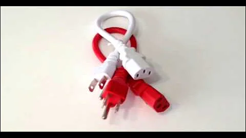 ctpw-105 Wall Outlet to CPU Power Cable 5-15P to IEC-C13 - 18AWG www.cabletech.ca