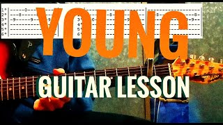 How To Play Young By Vacations On Guitar With Tabs