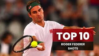 Top 10 Roger Federer Shots | Genius !
