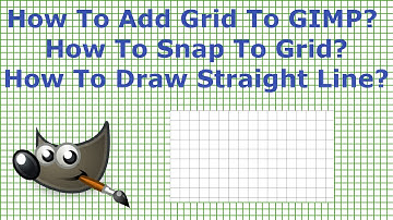 GIMP Grid Tutorial l How to add | render grid in Gimp