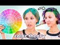 Dyeing My Seaweed Hair Using Color Theory 