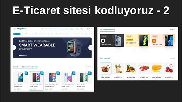 E-Ticaret Web Sitesi Kodlama - Html Css ve JavaScript ile E-Ticaret Sitesi Oluşturma - Ders 2