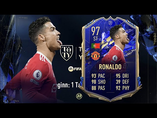 FIFA 22: Cristiano Ronaldo é o 12º jogador da Team of the Year