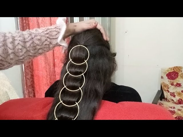 latest hairstyles with bangles | bangle hairstyle for long hair | hairstyles  and fashions - YouTube