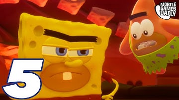 SPONGEBOB THE COSMIC SHAKE: Prehistoric Kelp Park - Gameplay Walkthrough Part 5 (iOS, Android)