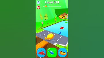 Shape-shifting Lv-918 Funny Race Gameplay new hyper casual games #shapeshifting #gameplay #shorts