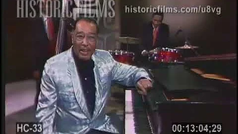 Duke Ellington at the 'Barbara McNair Special' 1966