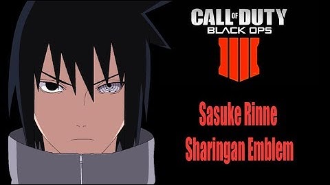 BO4 || Sasuke Uchiha Rinne Sharingan Emblem Tutorial