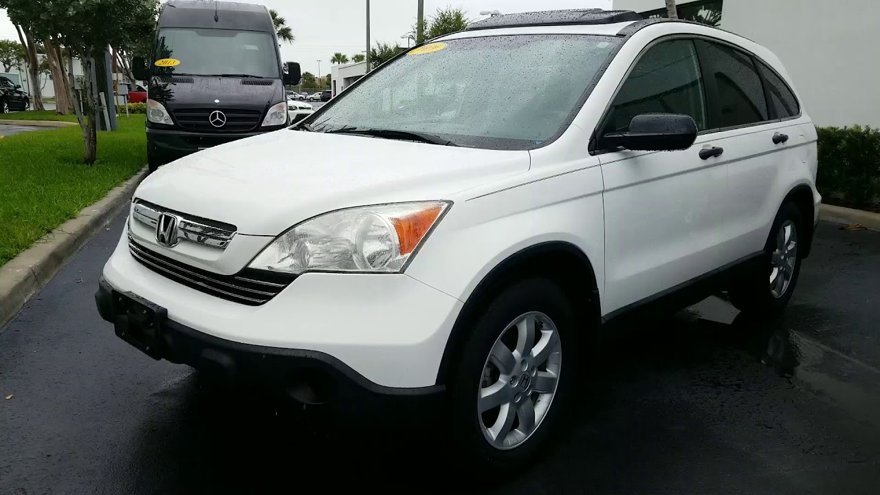 2009 Honda Crv White YouTube