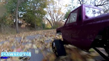 Axial SCX10 with RC4WD Predator Tracks Onboard GoPro Hero2 HD