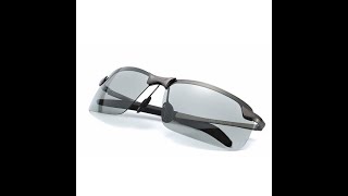 GROSIR Kacamata Photochromic Polarized Sunglasses Anti Silau Siang dan Malam
