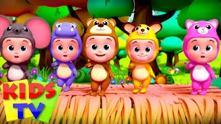 Cinco bebezinhos | Musica para bebes | Desenhos animado | Kids Tv em Português | Animação