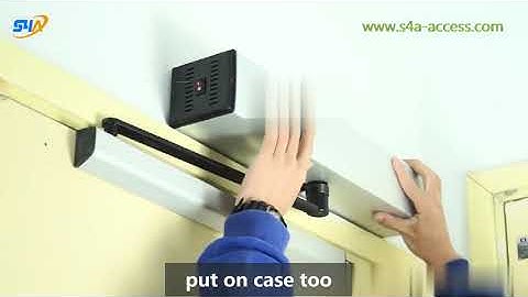 S4A ED100 How to install the auto swing door operator?