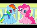 👶 CINCO BEBÉS 👶 con MY LITTLE PONY | Canciones infantiles