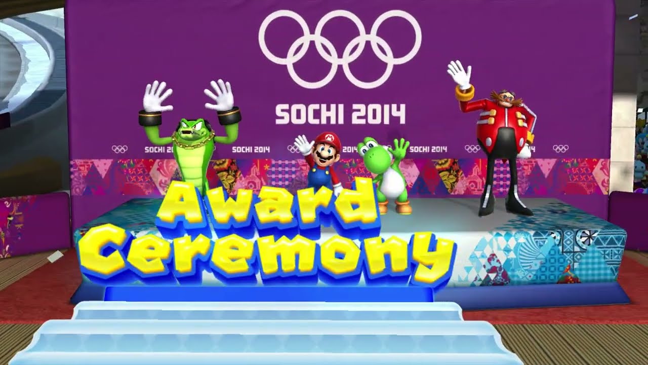 M & S at the Sochi 2014 Olympic Winter Games - 4 Man Bobsleigh #31 (Team Mario/Red & Green V4)