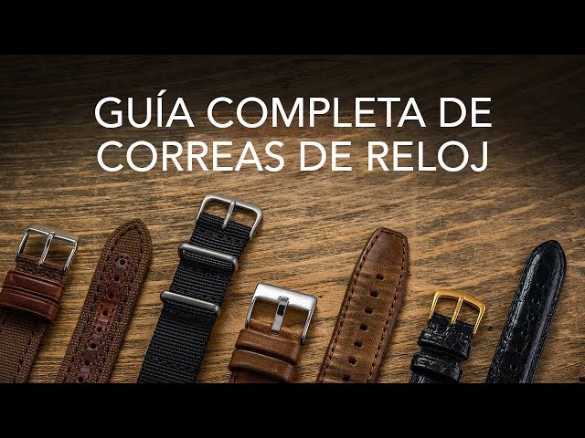 Una guía completa de correas de relojes: todo lo que debes saber! 