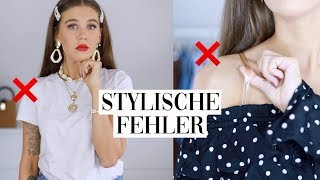 STYLISCHE FEHLER 🙄 TIPPS &amp; TRICKS wie man Kleidung richtig kombiniert