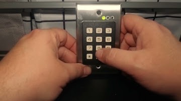 Programming Linear IEI 212i Keypad
