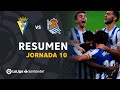 Resumen de Cádiz CF vs Real Sociedad (0-1)