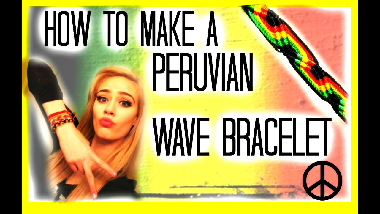 easy-diy-friendship-bracelet-peruvian-wave-youtube