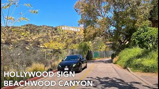 [4K] Hancock Park to Hollywood Sign, Beachwood Canyon, Hollywood Hills