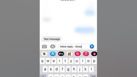 iMESSAGE INLINE REPLIES overview - iOS 14