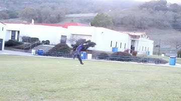 Tricking Slip to Assisted Dive Roll - Parkour Ukemi