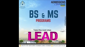 Admissions Spring 2023 , start the journey of your future with Riphah International University.