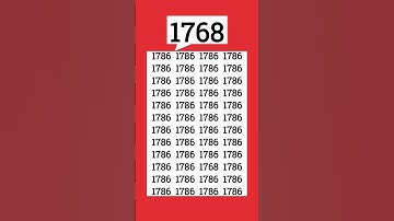 Logically spot the Disguised 1768 #fypシ゚viral #fypviral #fyp #gk #shorts #eymath