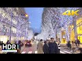 Tokyo Winter Illuminations - Roppongi Night Walk [4K HDR]