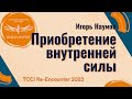 «Приобретение ВНУТРЕННЕЙ СИЛЫ». (TCCI Ре-Инкаунтер 2023 ноябрь, Игорь Наумов).