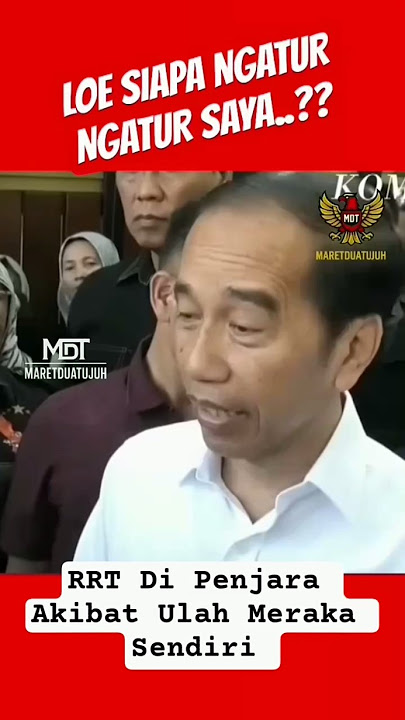 Jokowi Widodo: I'm Under No Obligation to Show Them My Original Diploma
