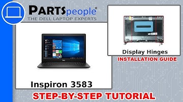 Dell Inspiron 15-3583 (P75F106) Display Hinges How-To Video Tutorial