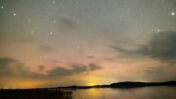 Horizon movement, timelapse using star tracker