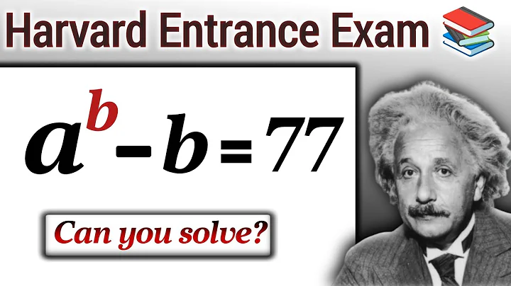 Harvard entrance exam question | What is the value of a+b? | Can you solve this?