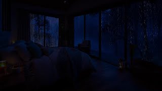 Warm Bedroom   Say Goodbye To Fatigue And Sleep Well  Find Peace And Listen To The Sound Of Rain