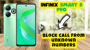 Block call from unknown numbers Infinix Smart 8 Pro || How to block calls || Call block settings